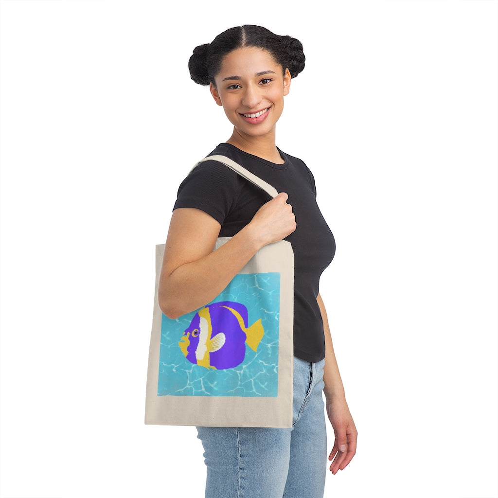 Canvas Tote Bag - Fish