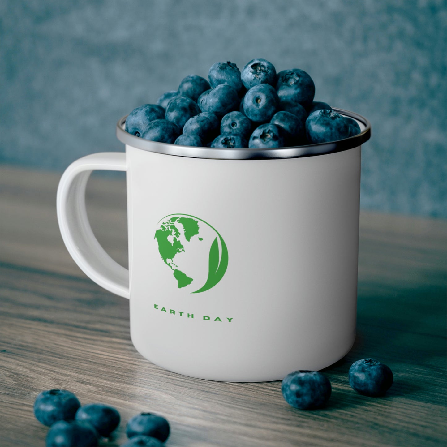 Enamel Camping Mug - EARTH DAY