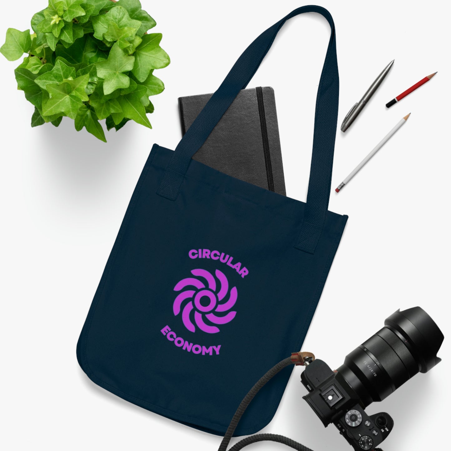 Organic Canvas Tote Bag - CIRCULAR ECONOMY