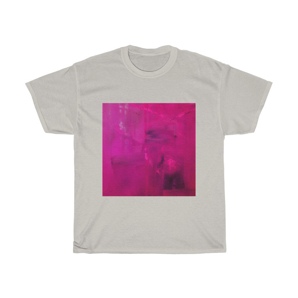 Fuchsia Art Print - Unisex Heavy Cotton Tee