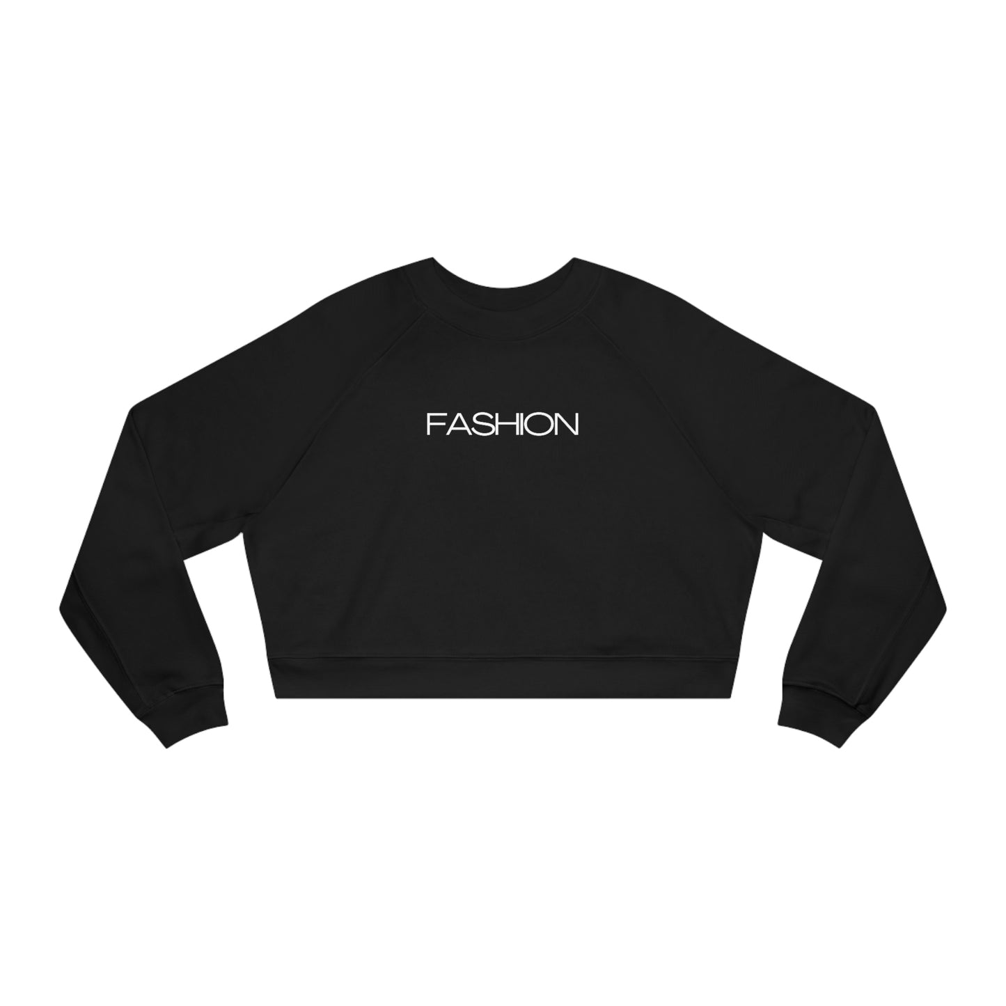 Women's Cropped Fleece Pullover - FASHION