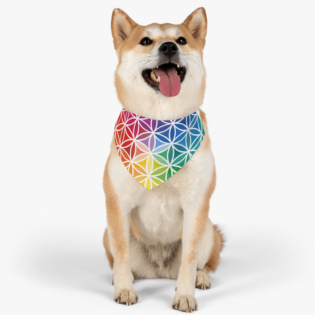 Pet Bandana Collar - Flower of Life