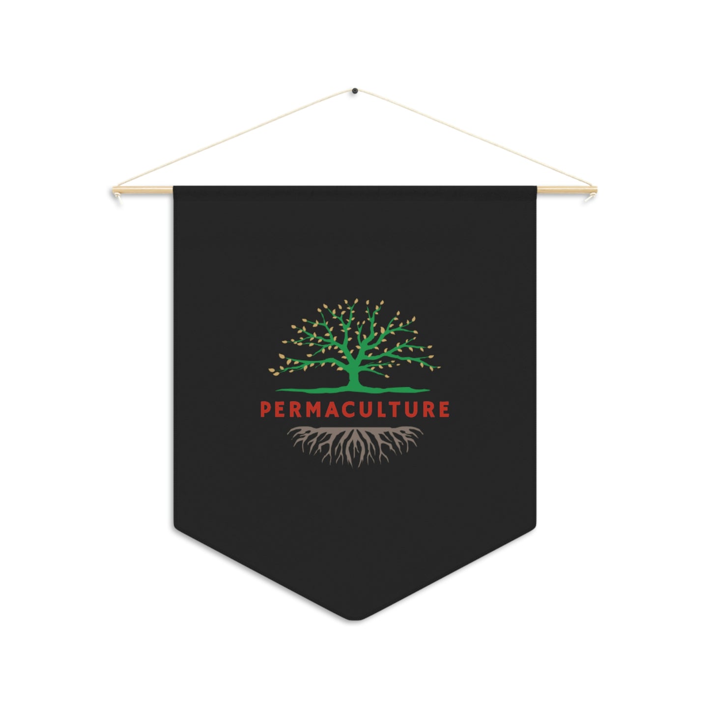 Permaculture Pennant - Black