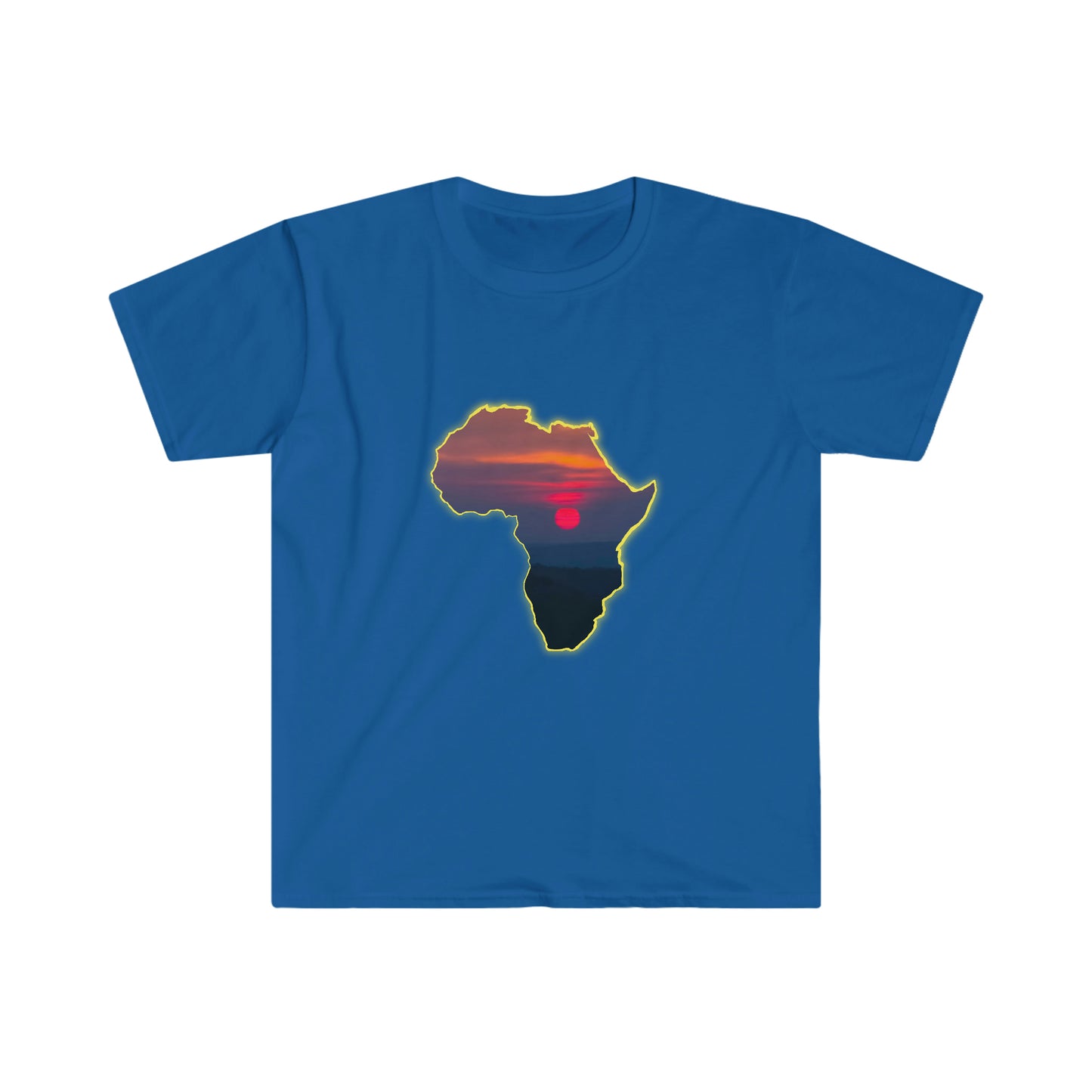 AFRICA - Men's Fitted Short Sleeve Tee