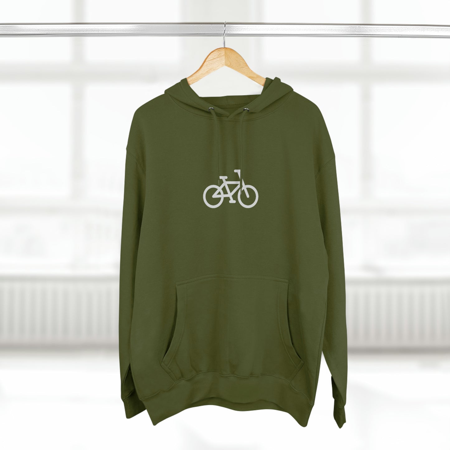 Unisex Premium Pullover Hoodie - Bike Print