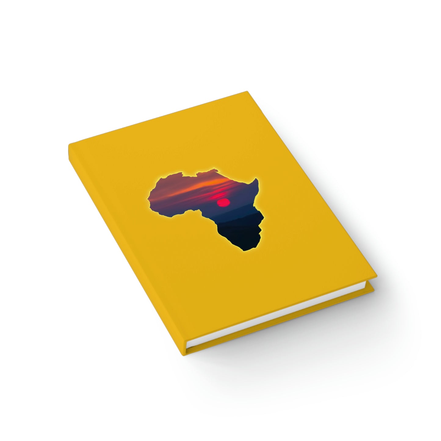AFRICA Journal Hardcover - Ruled Line - Yellow Cover