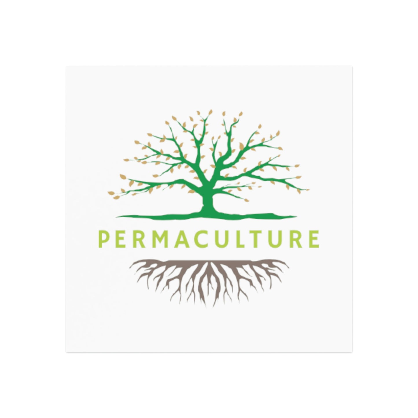 Square Magnet - Permaculture