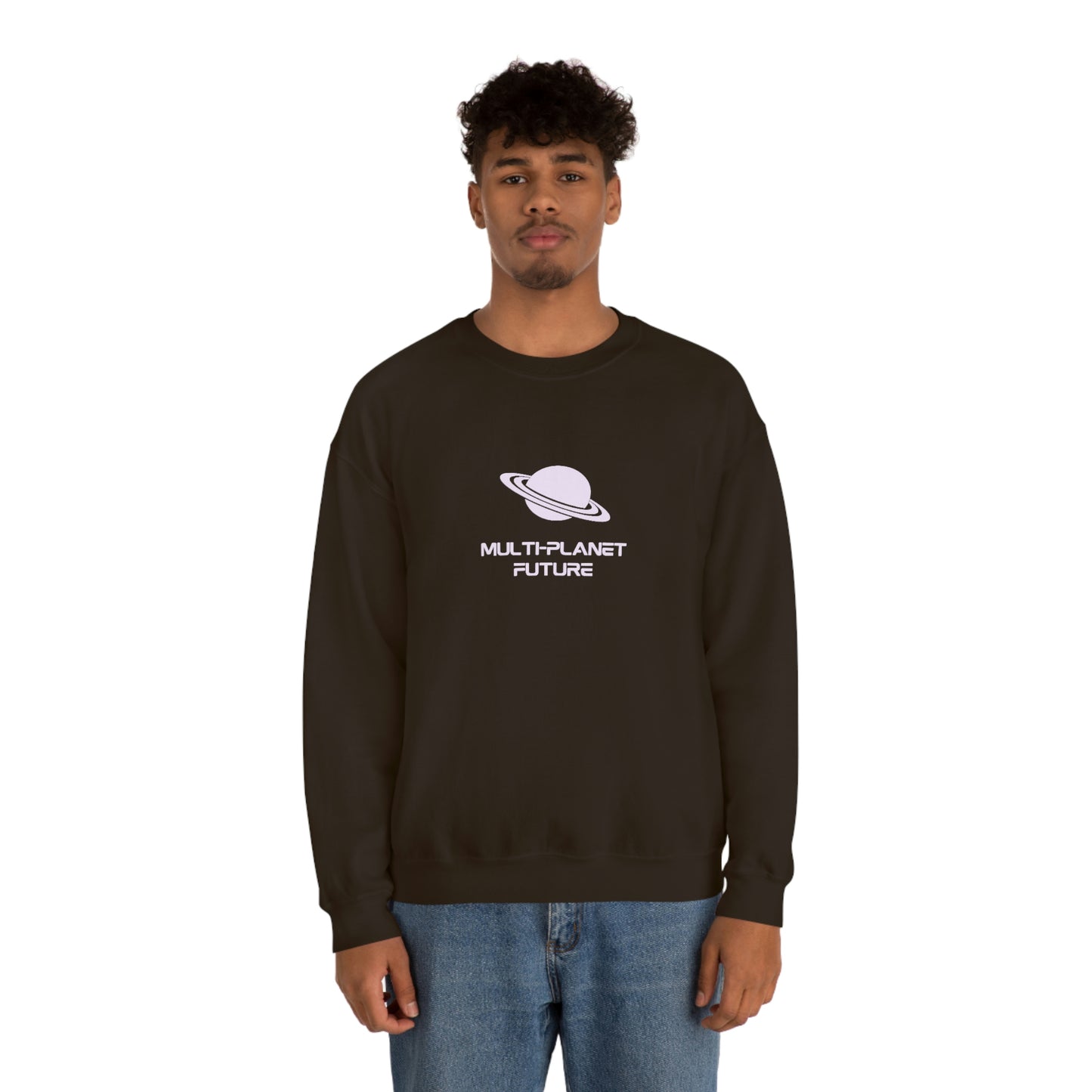 MULTI-PLANET FUTURE - Unisex Heavy Blend™ Crewneck Sweatshirt