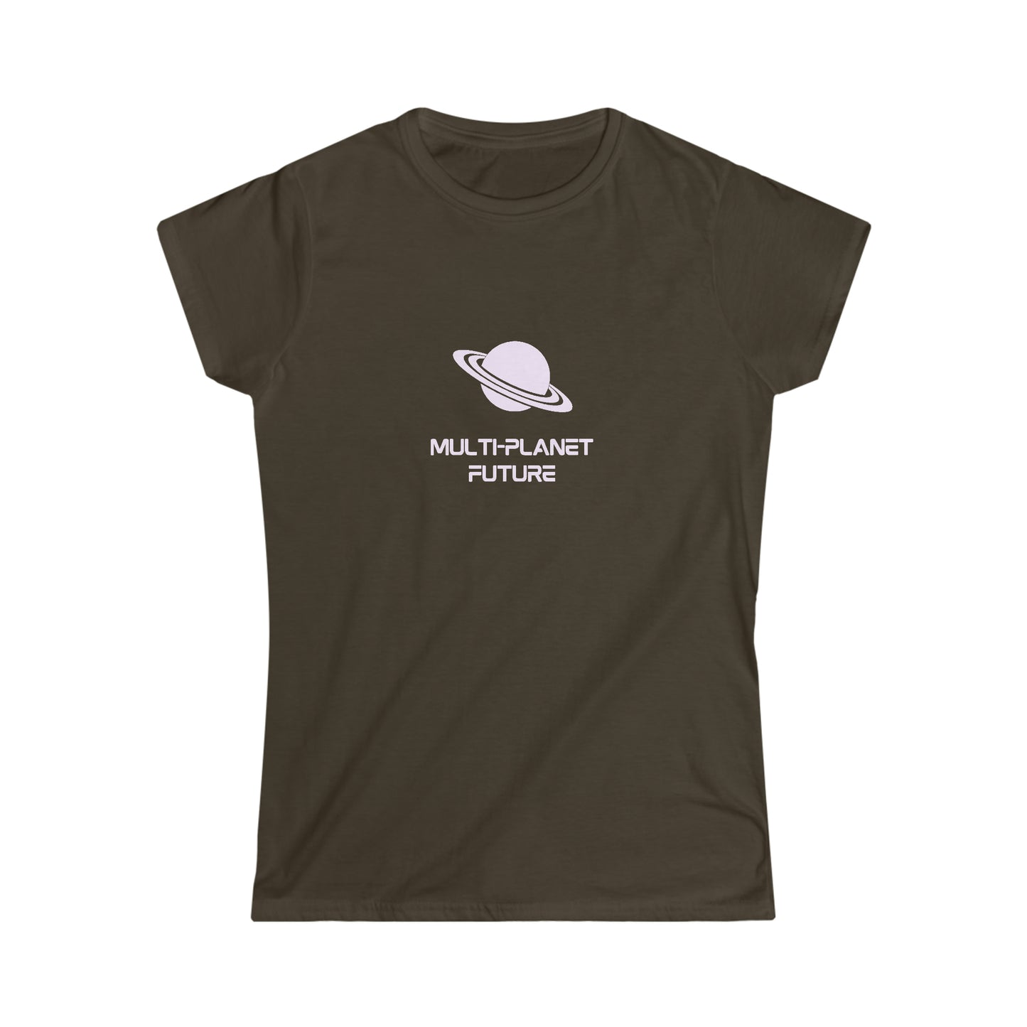 Women's Softstyle Tee - MULTI-PLANET FUTURE