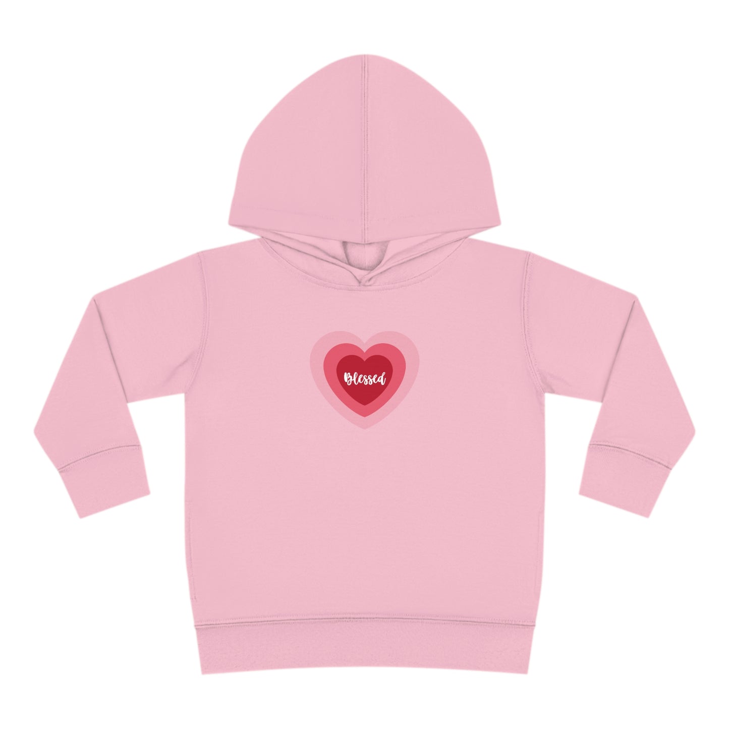 Blessed Heart - Toddler Pullover Fleece Hoodie