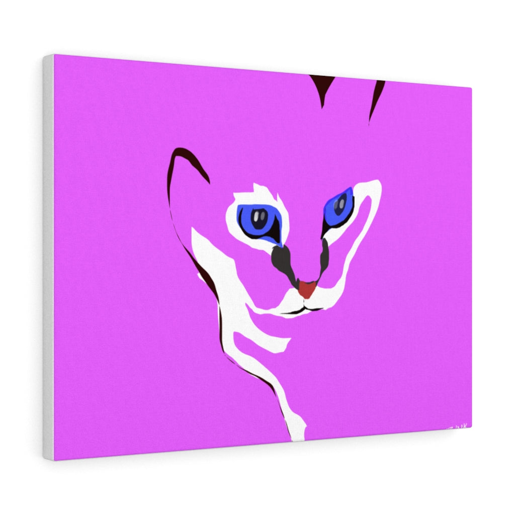 Cat Design - Pink Canvas Gallery Wraps