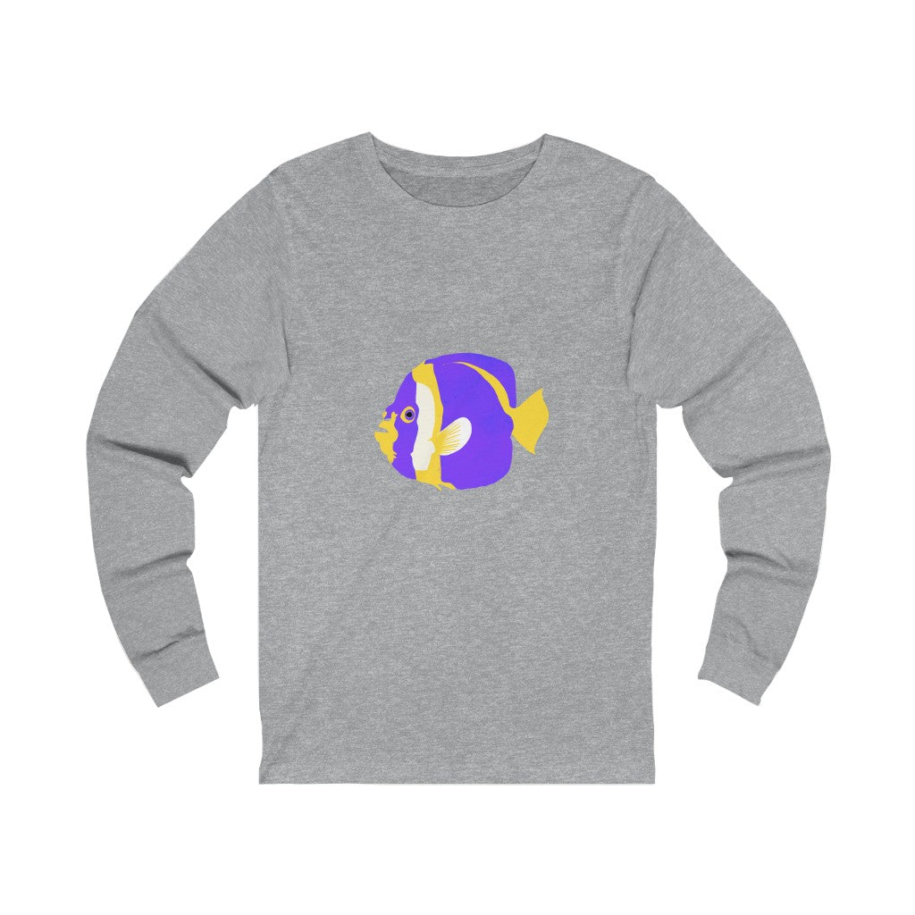 Unisex Jersey Long Sleeve Tee - Fish