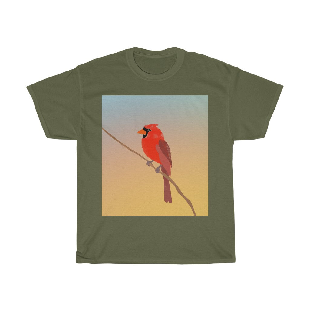 Red Cardinal - Unisex Heavy Cotton Tee
