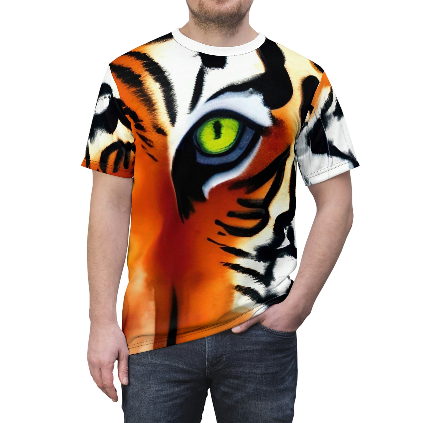 TIGER - Unisex Cut & Sew Tee