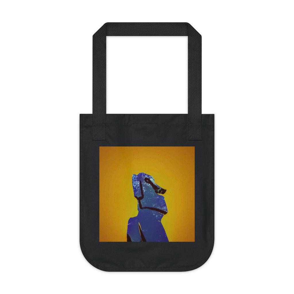 Organic Canvas Tote Bag - Easter Island