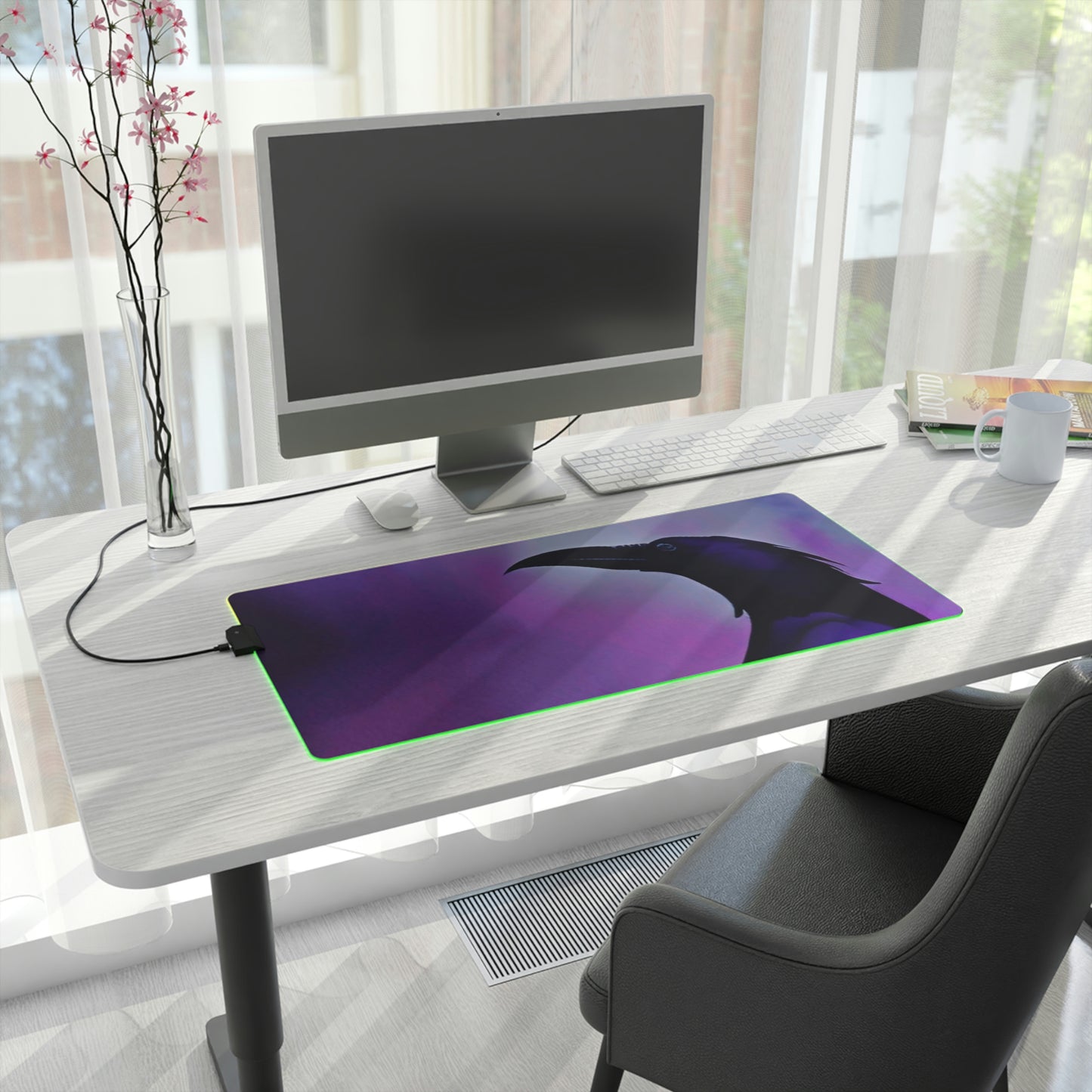 Raven LED Gaming Mouse Pad
