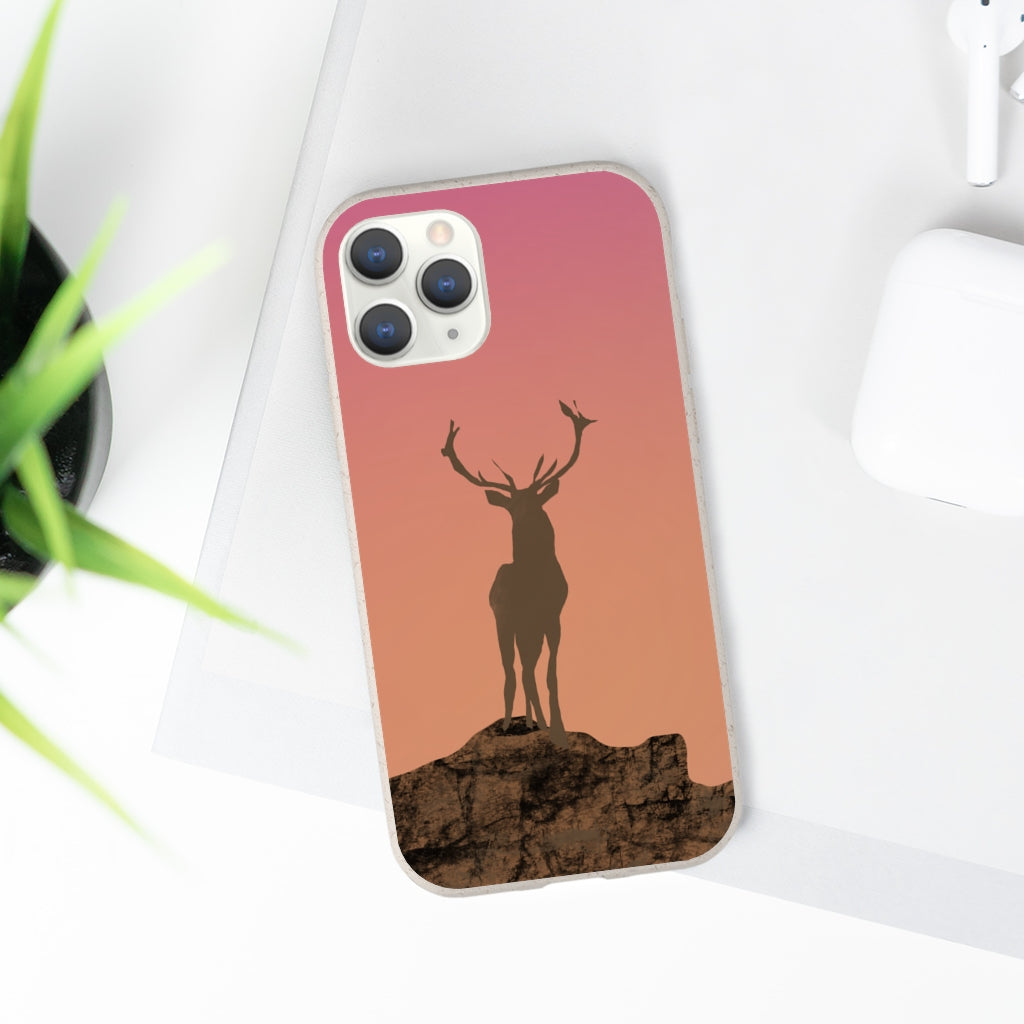 Biodegradable Case - Deer Silhouette