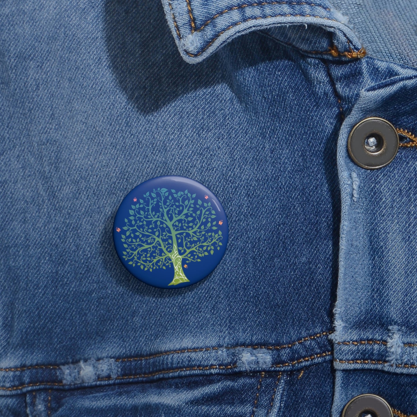 Tree of Life Pin Button