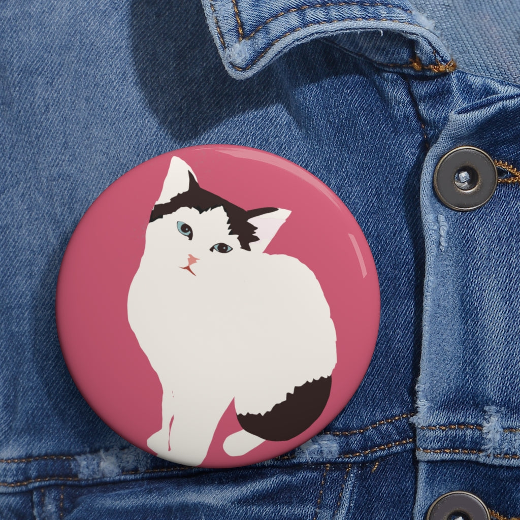 Kitty Cat Pin Buttons