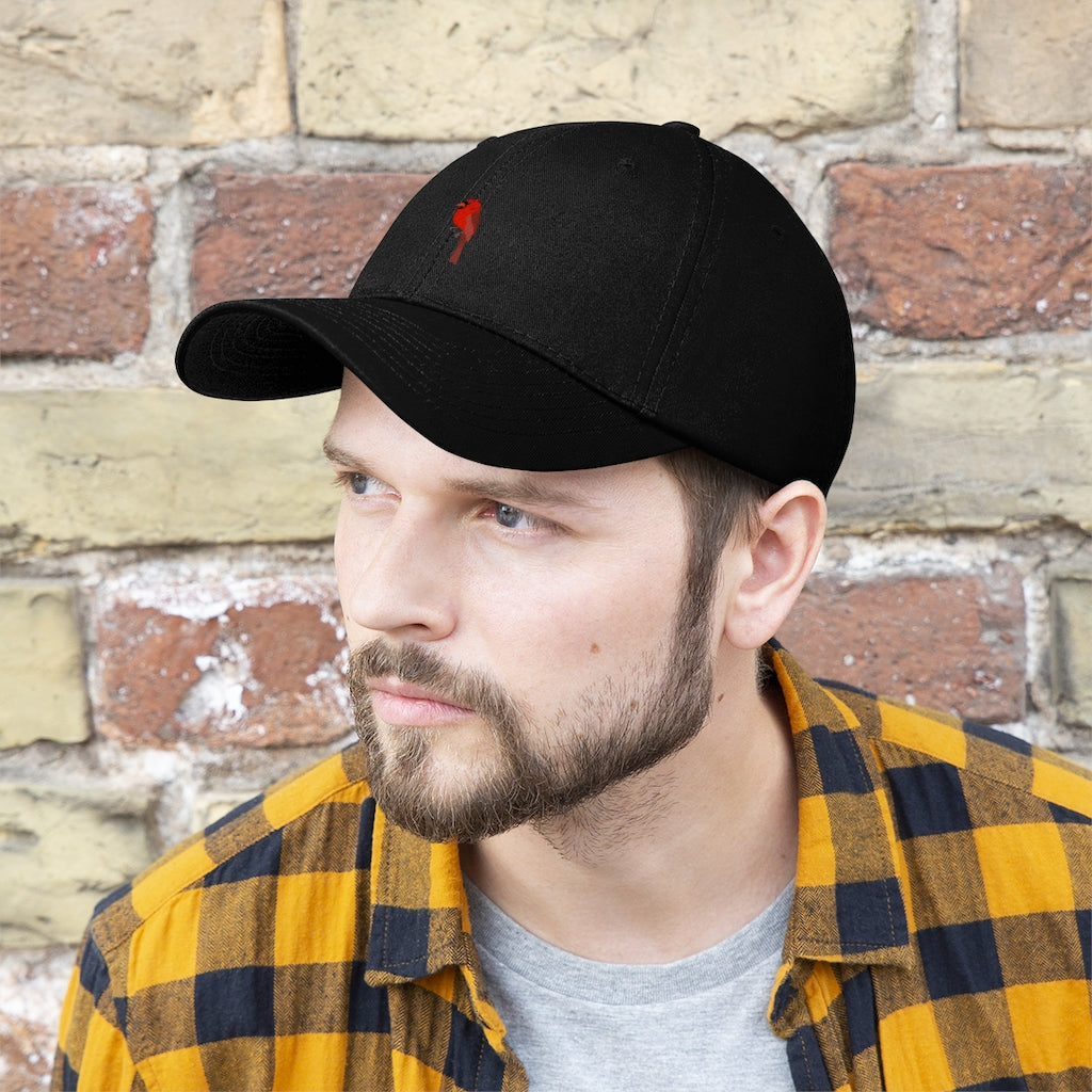 Unisex Twill Hat - Cardinal