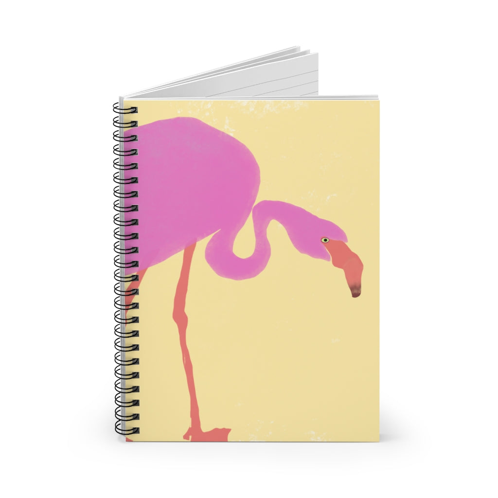 Flamingo Spiral Notebook - Ruled Line