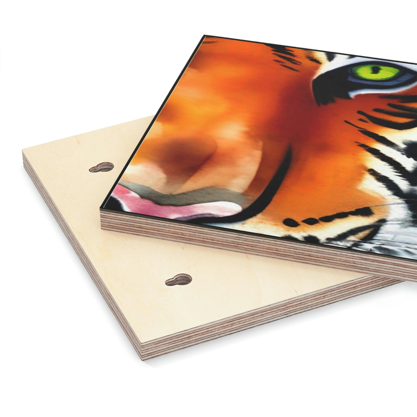TIGER - Wood Canvas