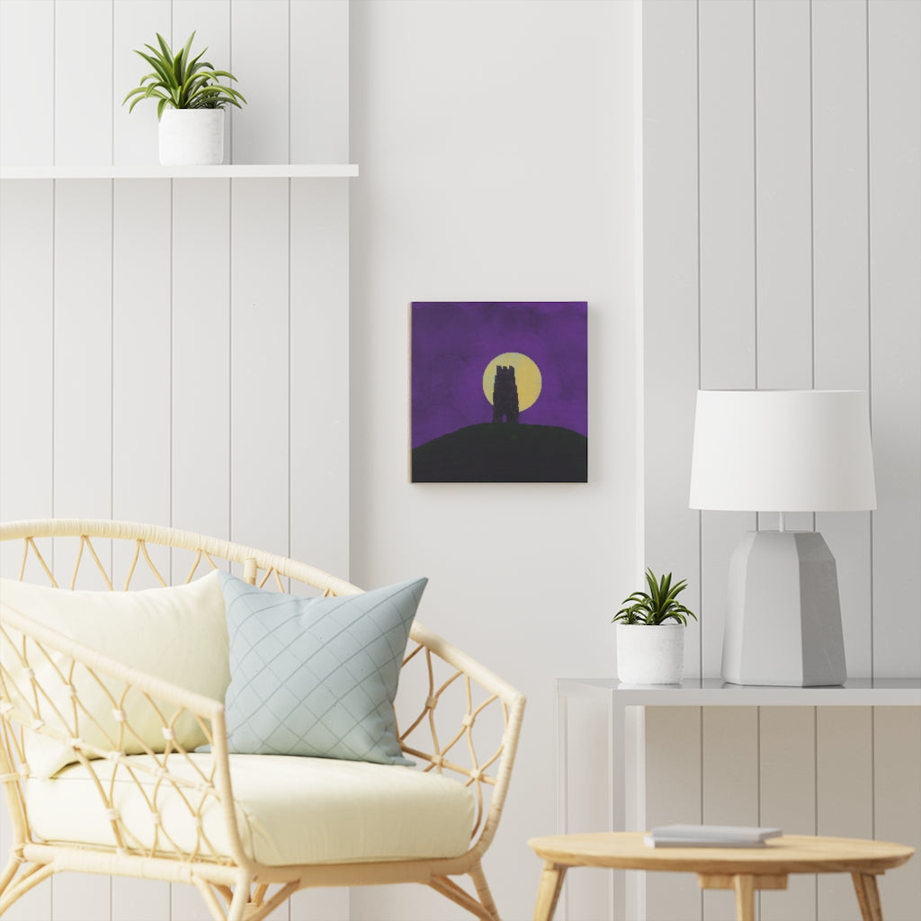 Wood Canvas - Night Tower