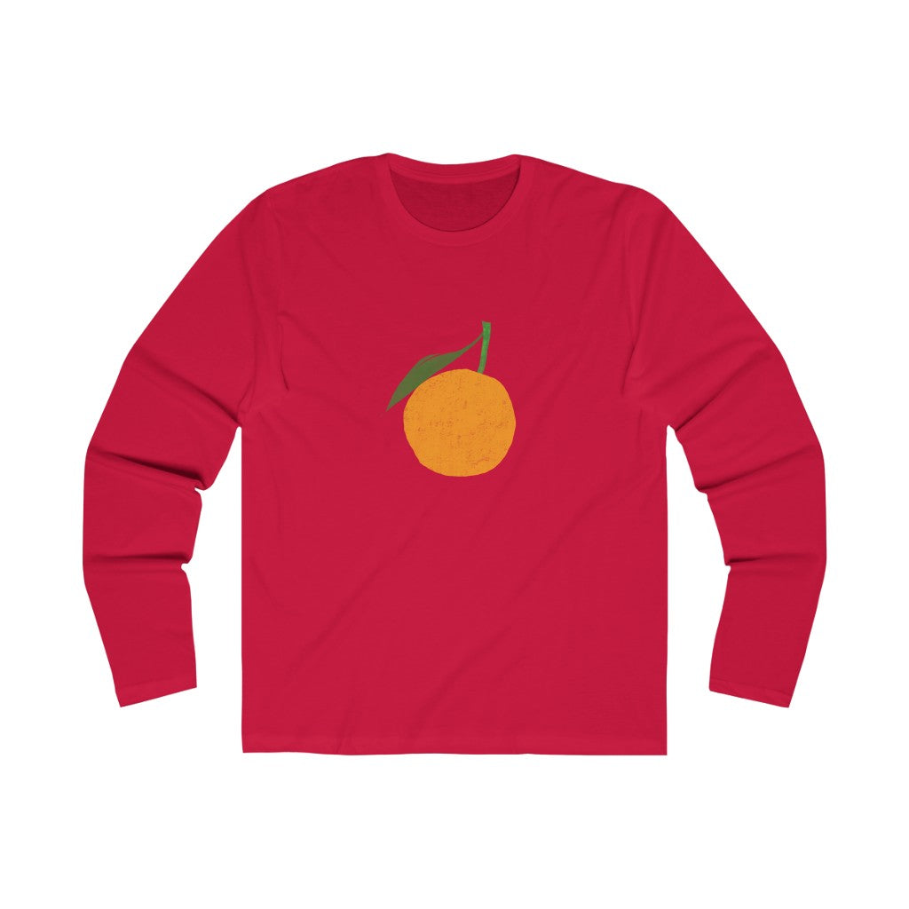 Orange Fruit - Men's Long Sleeve Crew Tee