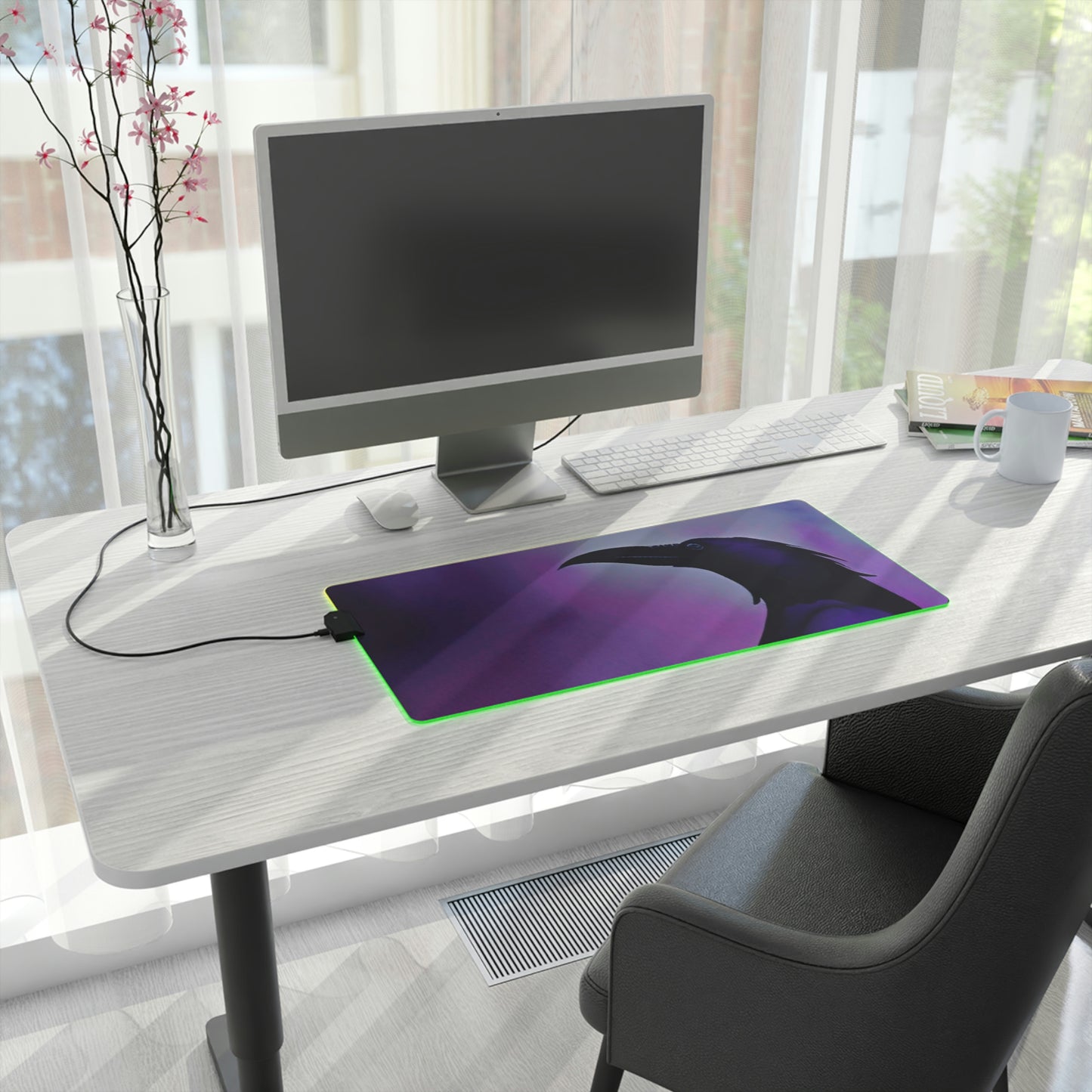 Raven LED Gaming Mouse Pad