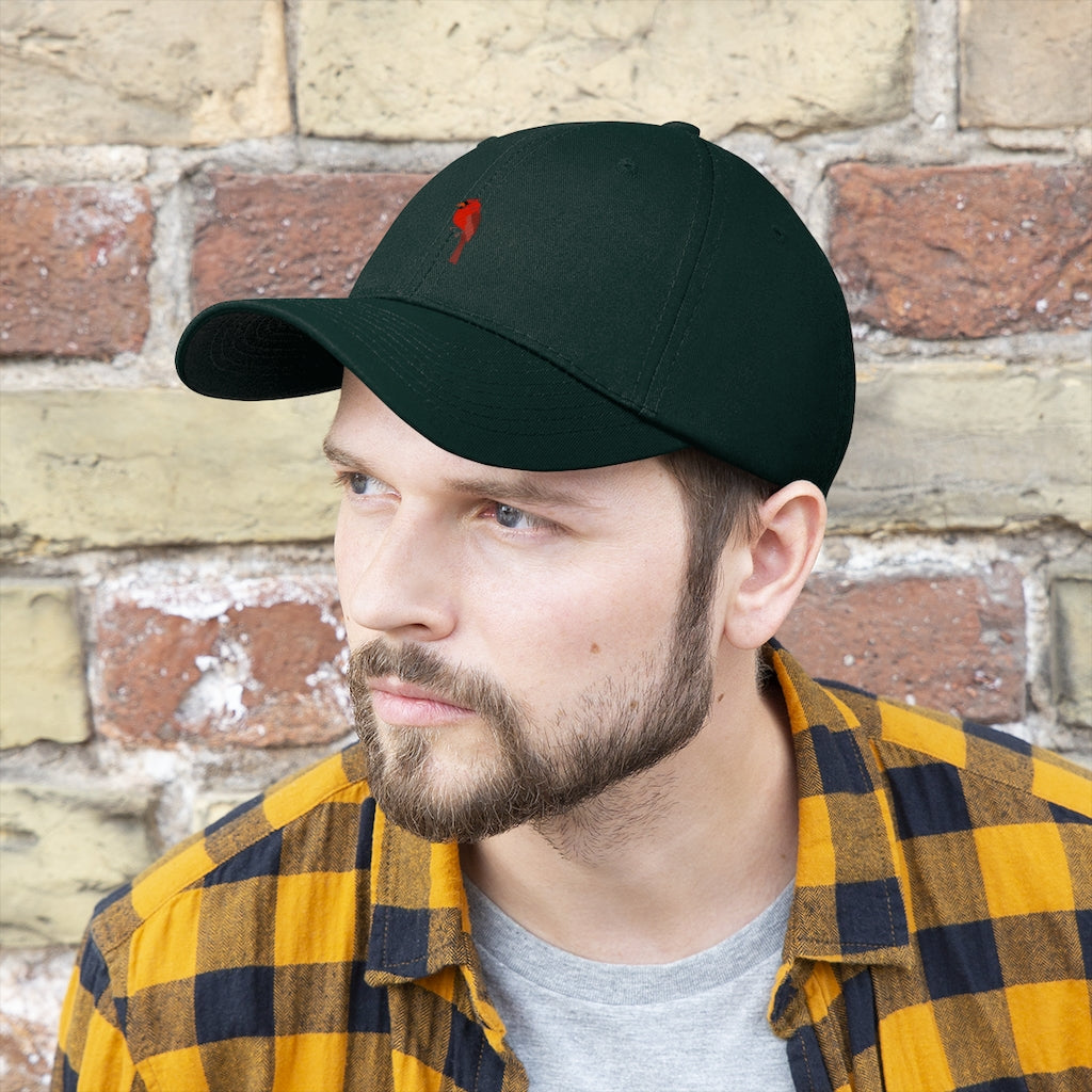 Unisex Twill Hat - Cardinal