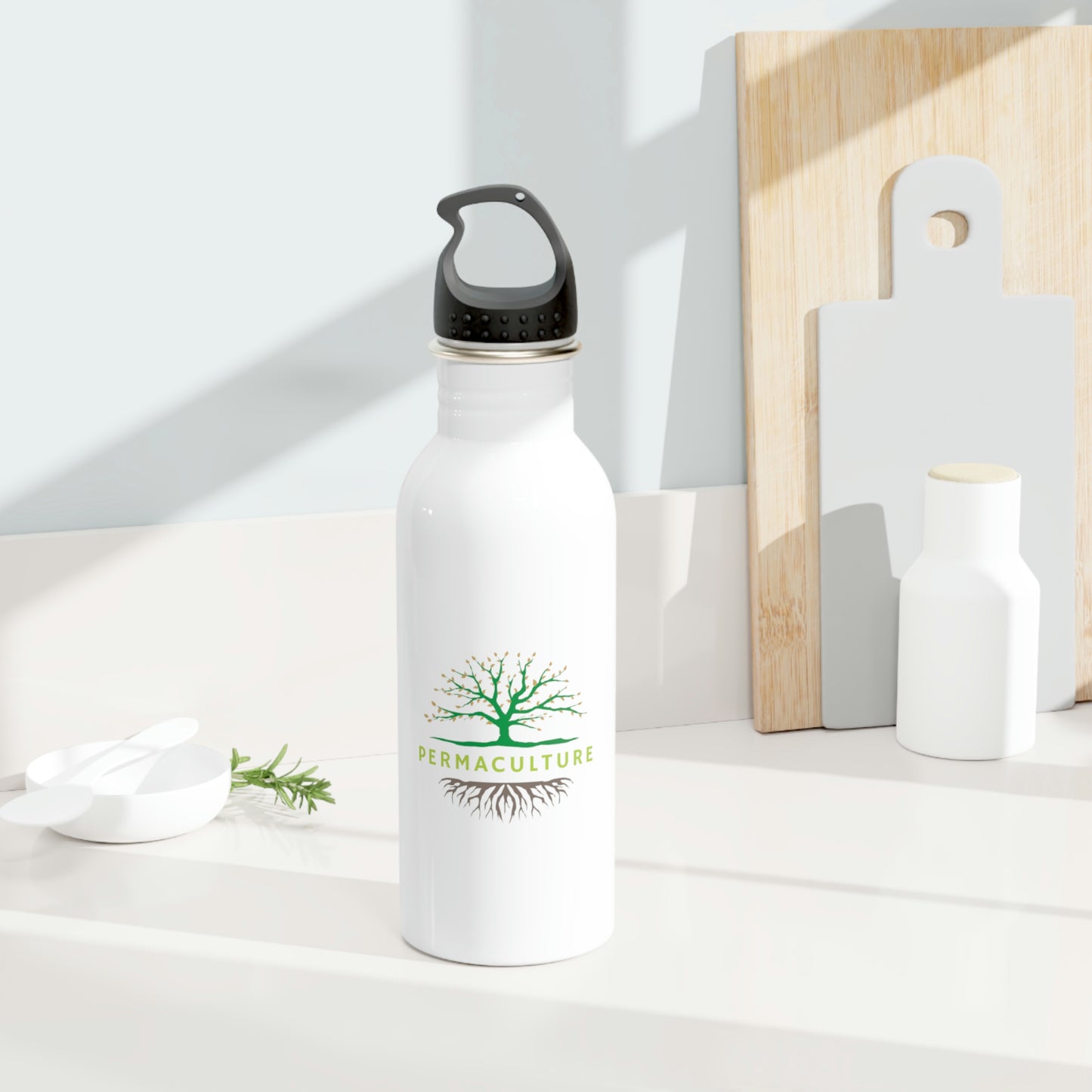 Permaculture - Stainless Steel Water Bottle