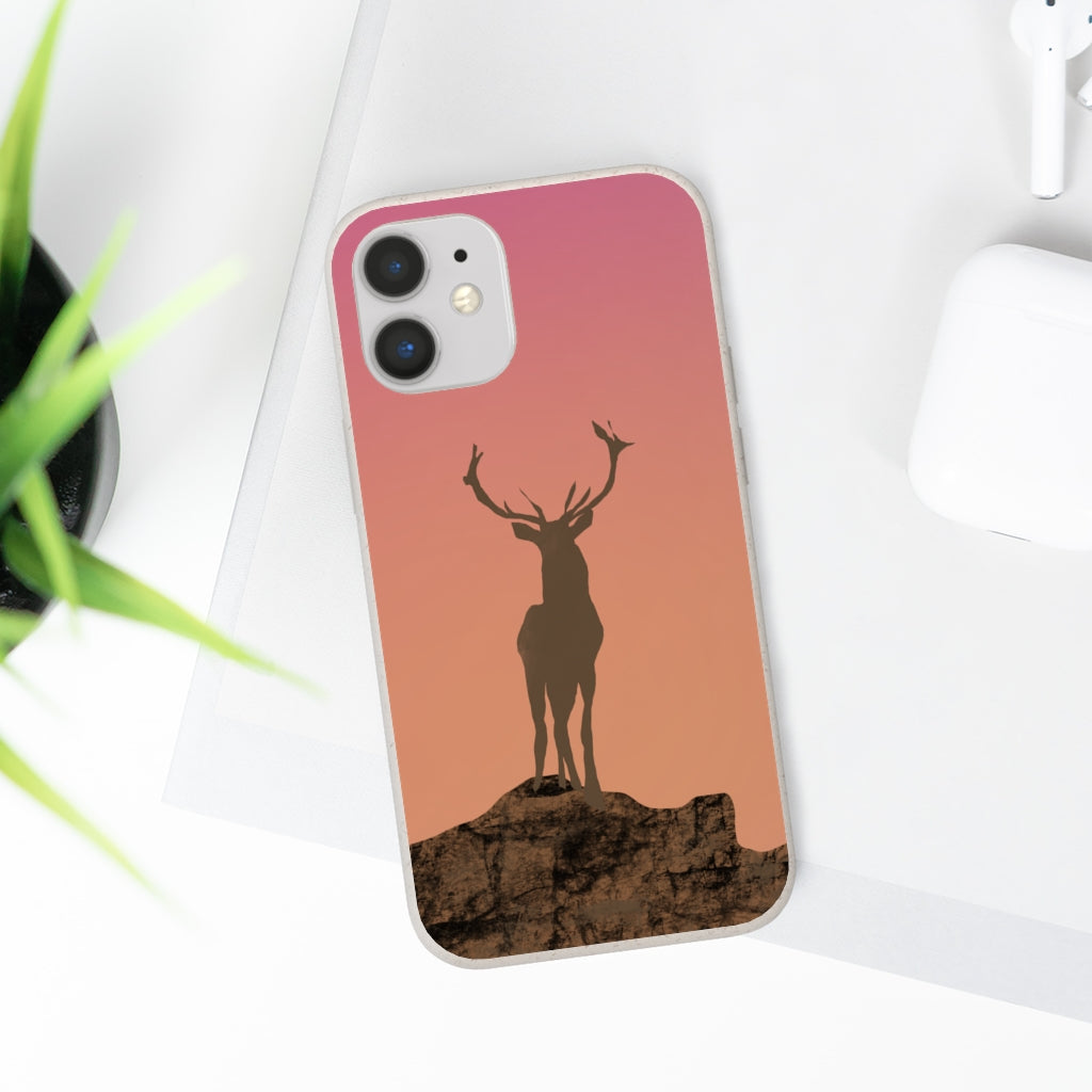 Biodegradable Case - Deer Silhouette