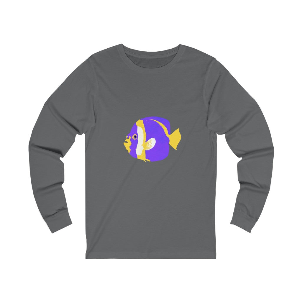 Unisex Jersey Long Sleeve Tee - Fish