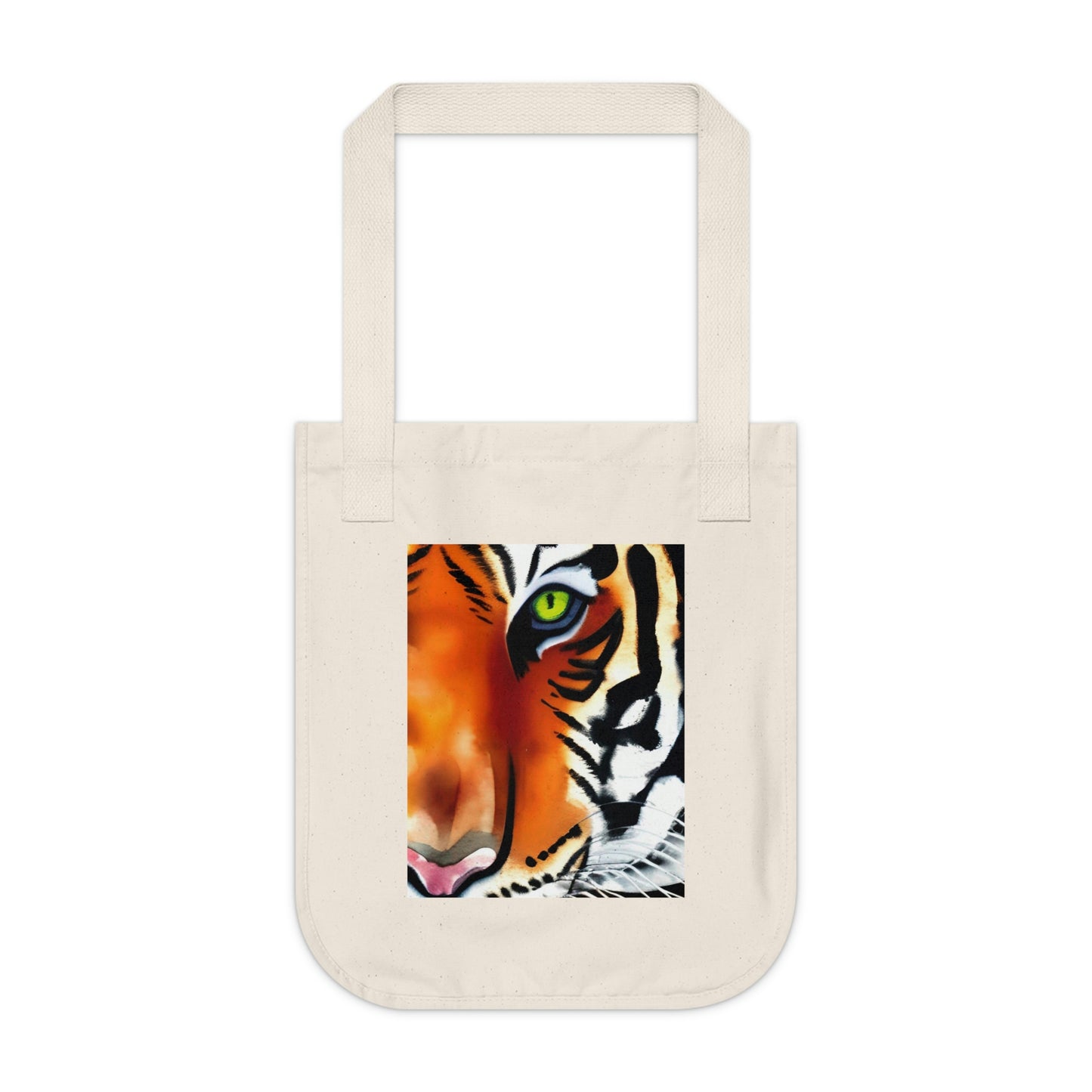 TIGER - Organic Canvas Tote Bag