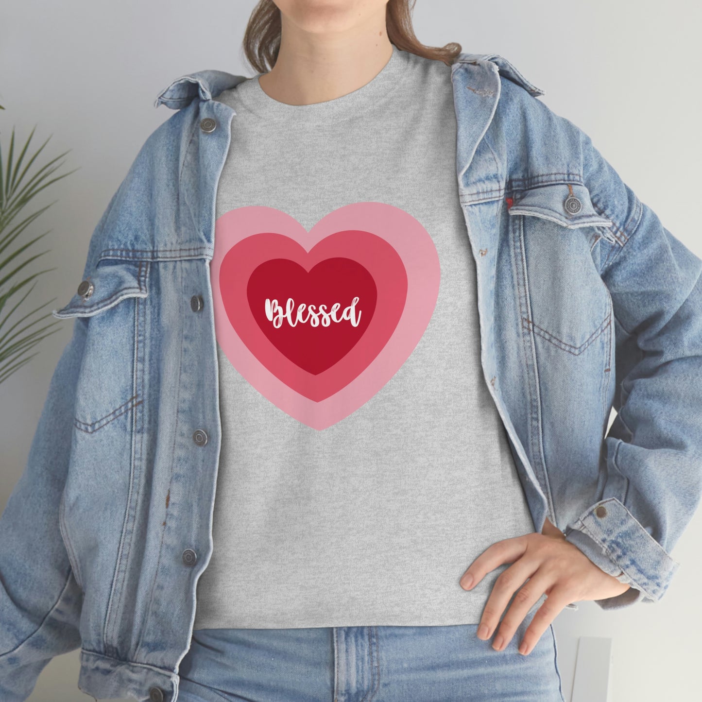Blessed Heart - Unisex Heavy Cotton Tee