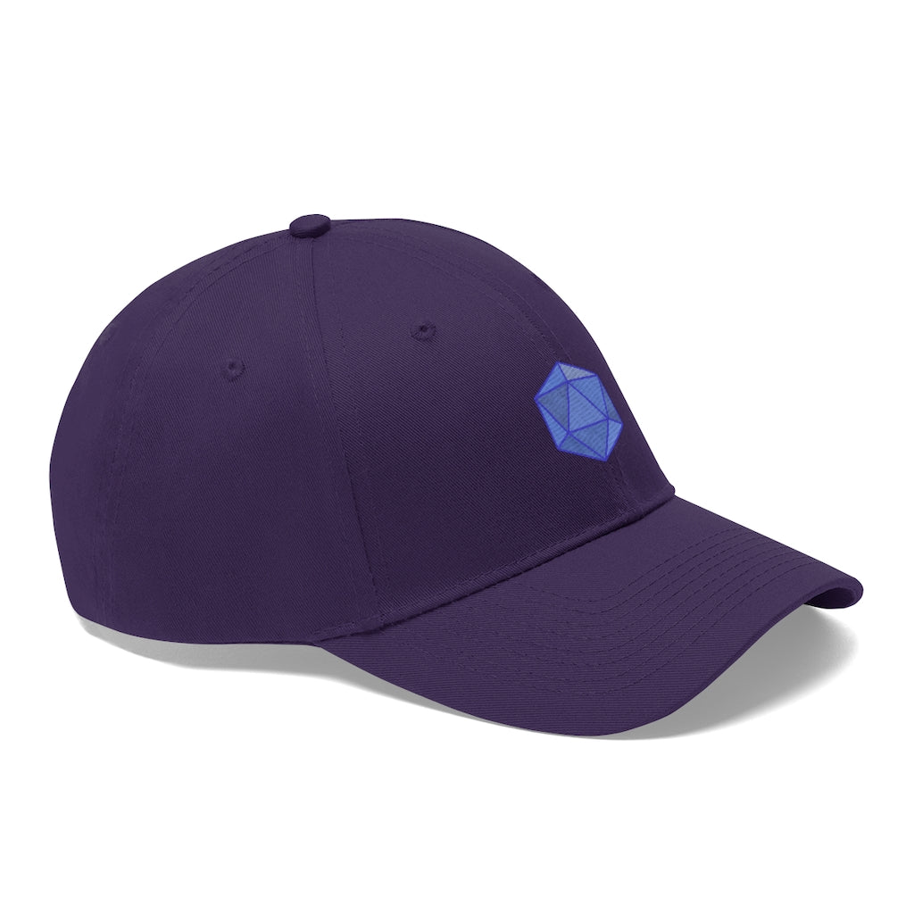 Unisex Twill Hat - Icosahedron
