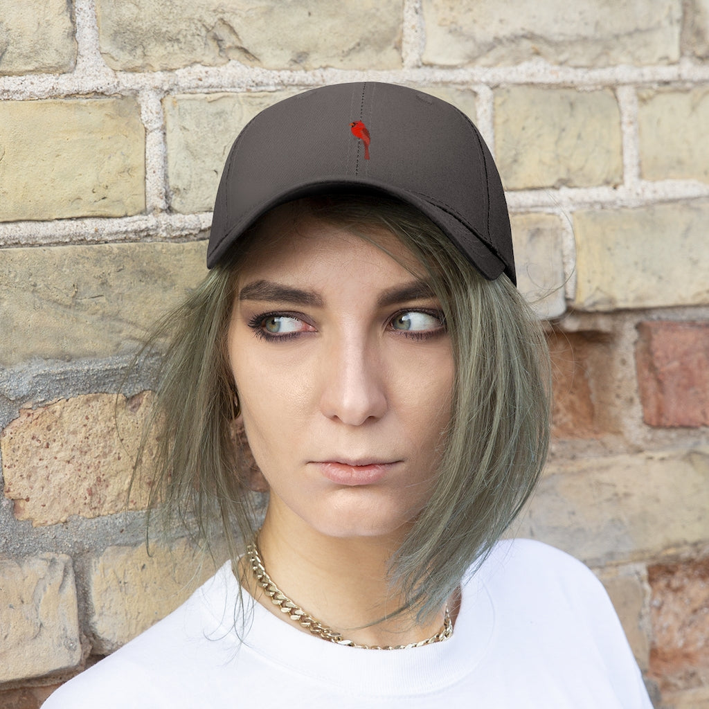 Unisex Twill Hat - Cardinal