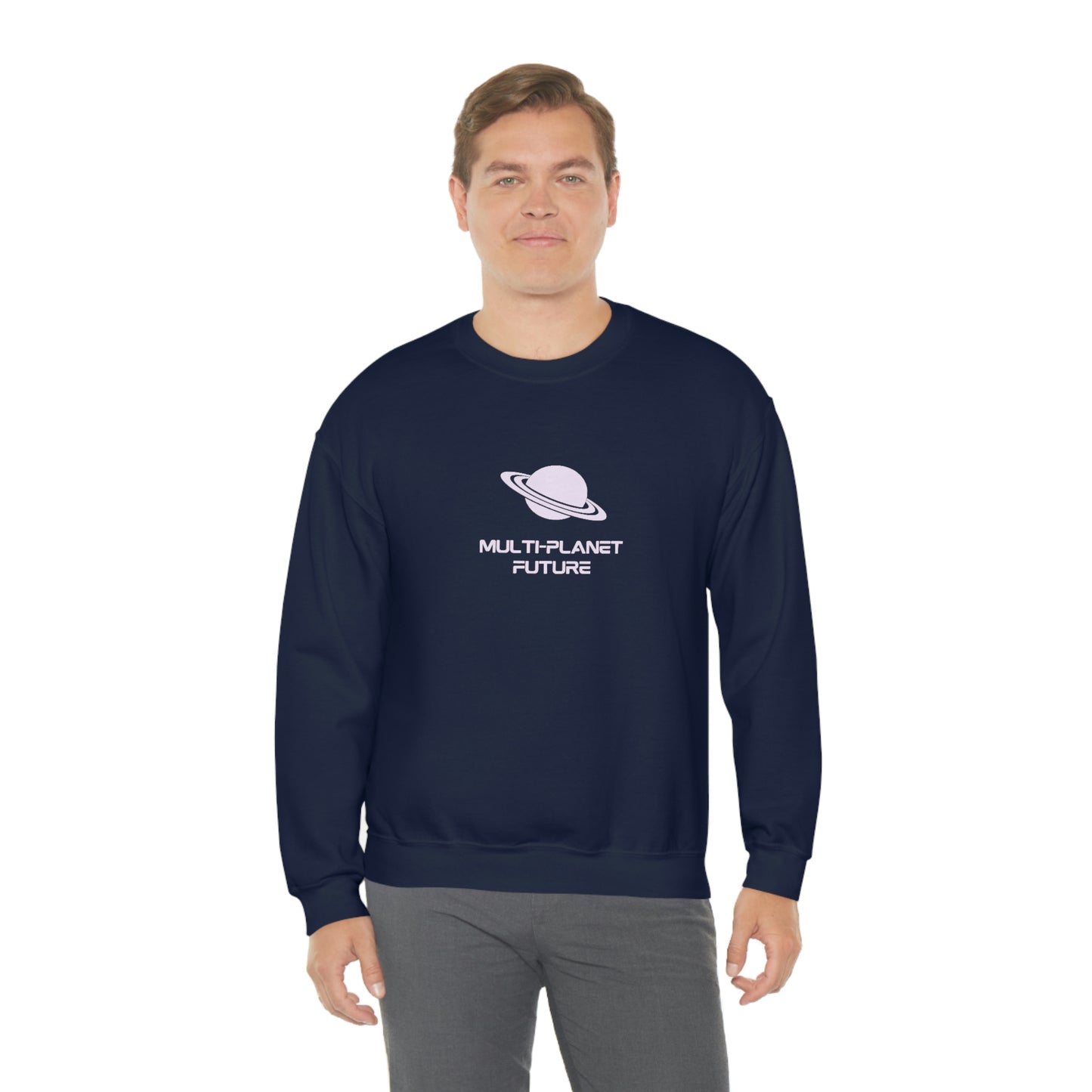 MULTI-PLANET FUTURE - Unisex Heavy Blend™ Crewneck Sweatshirt