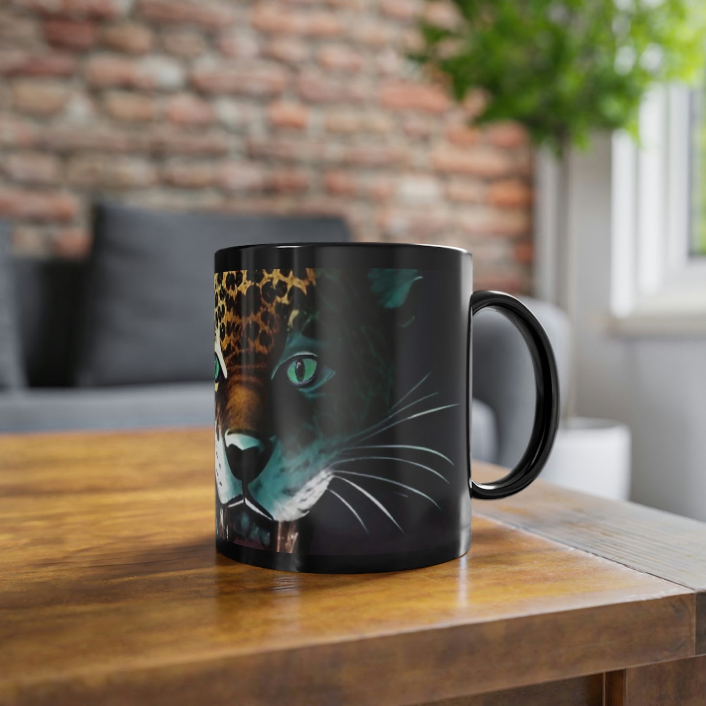 JAGUAR - Black Coffee Cup, 11oz