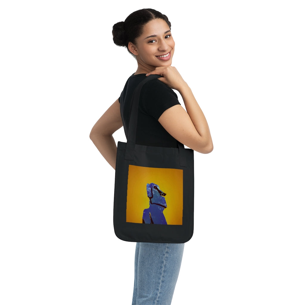 Organic Canvas Tote Bag - Easter Island