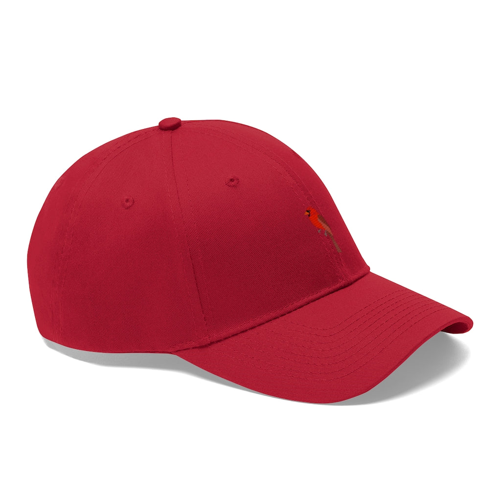 Unisex Twill Hat - Cardinal
