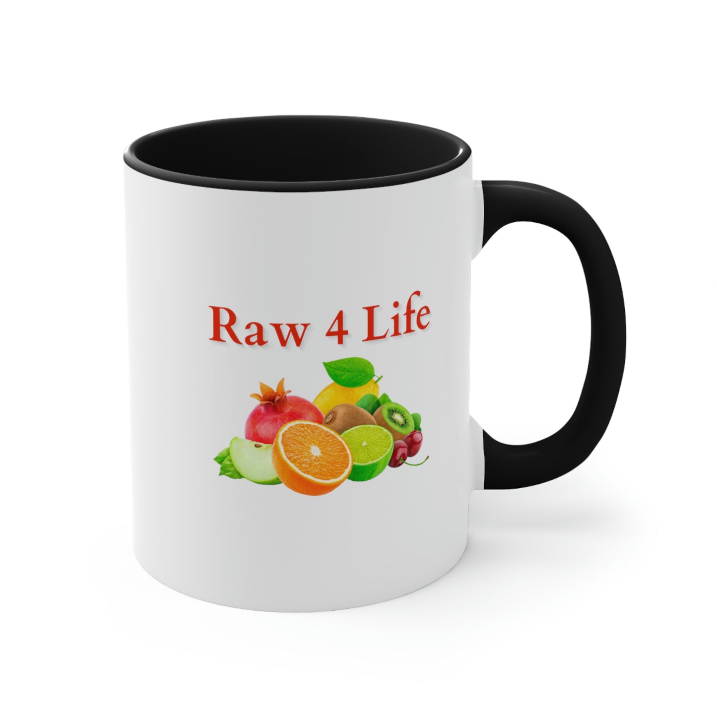 Raw 4 Life Accent Mug