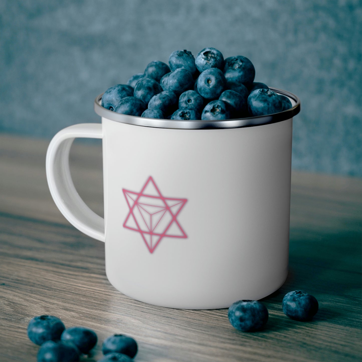 Enamel Camping Mug - Sacred Geometry