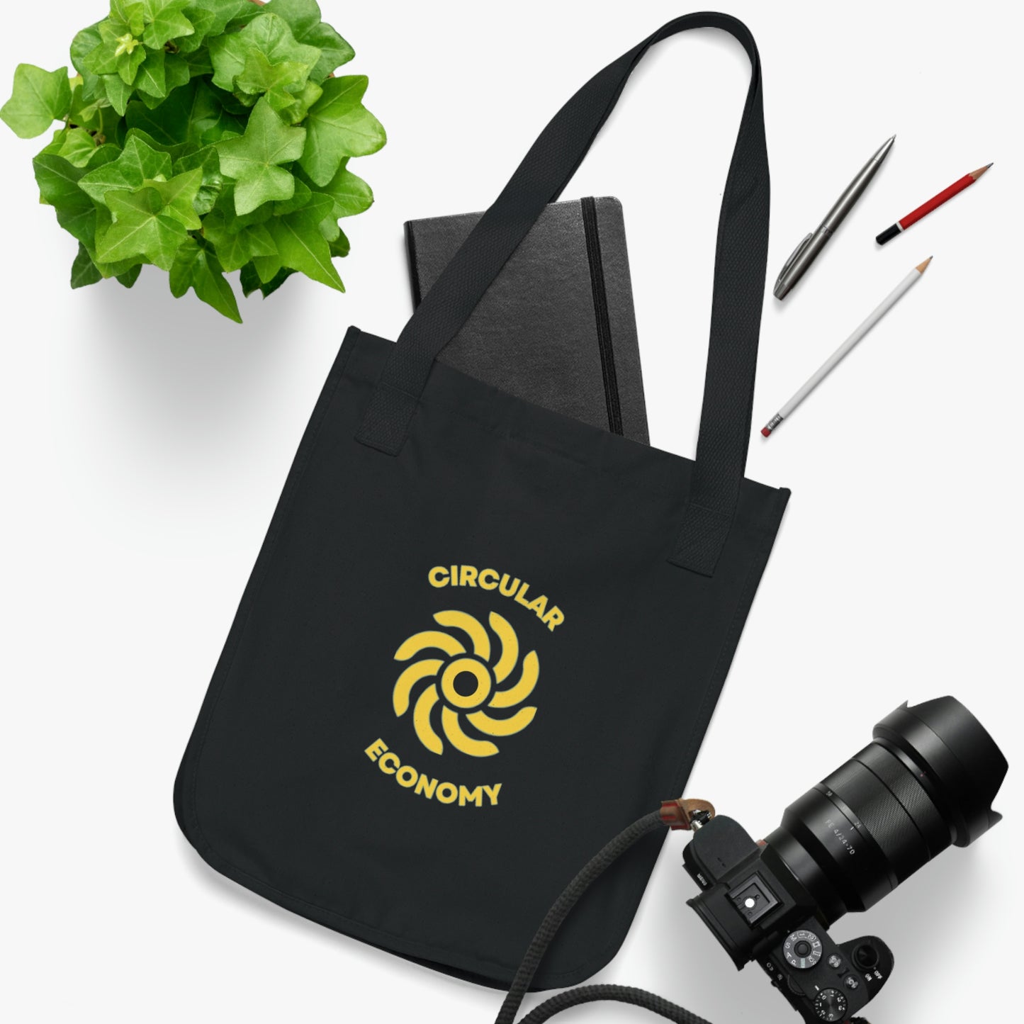 Organic Canvas Tote Bag - CIRCULAR ECONOMY