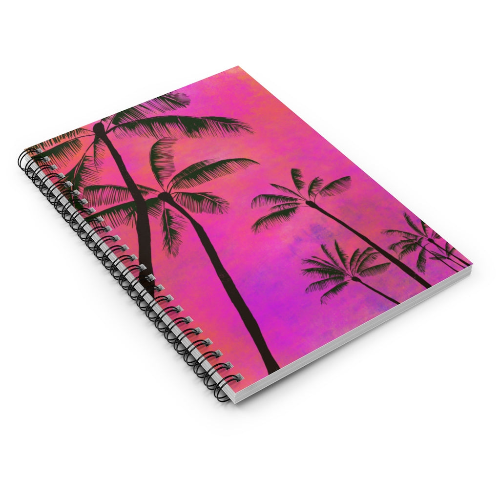 Palm Trees - Spiral Notebook - Ruled Line