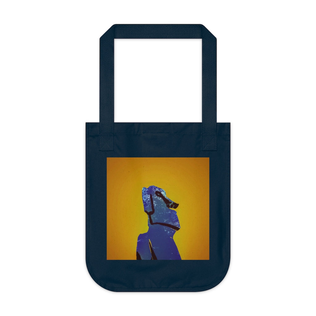 Organic Canvas Tote Bag - Easter Island