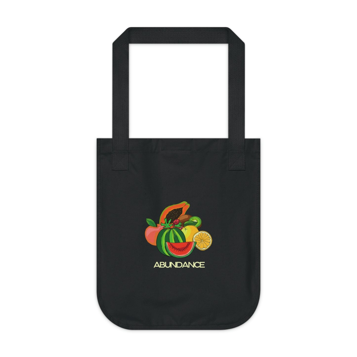 Organic Canvas Tote Bag - ABUNDANCE