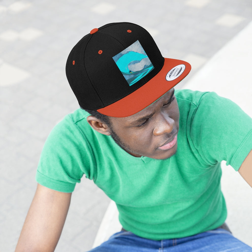 Surfing - Unisex Flat Bill Hat