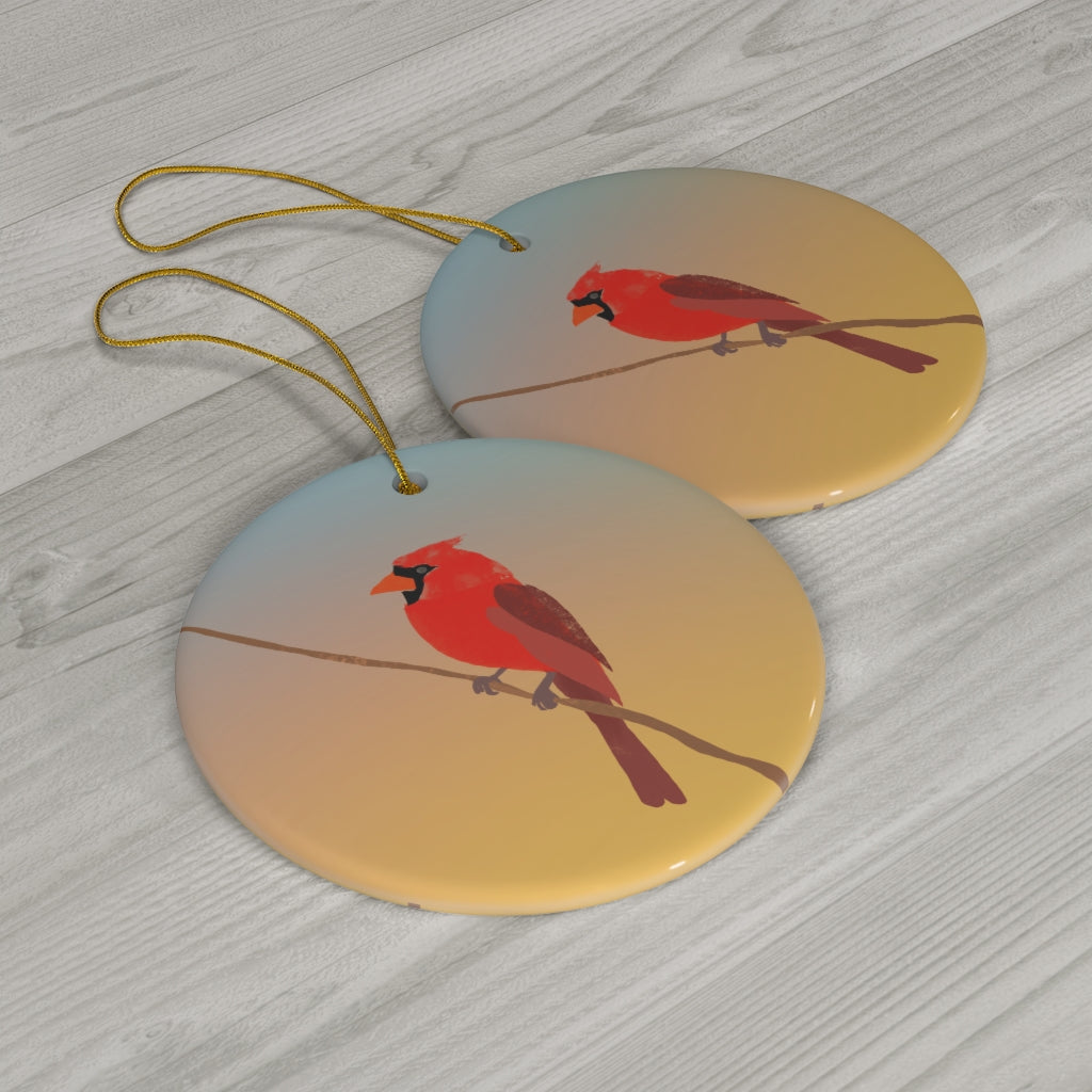 Red Cardinal - Ceramic Ornaments