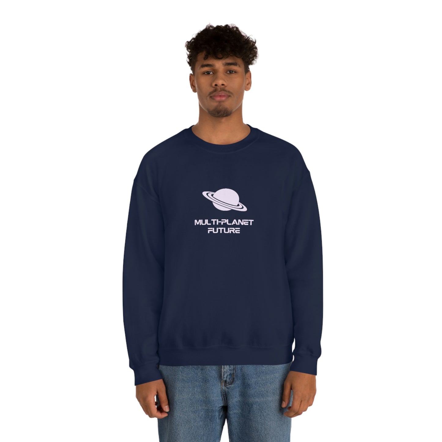 MULTI-PLANET FUTURE - Unisex Heavy Blend™ Crewneck Sweatshirt